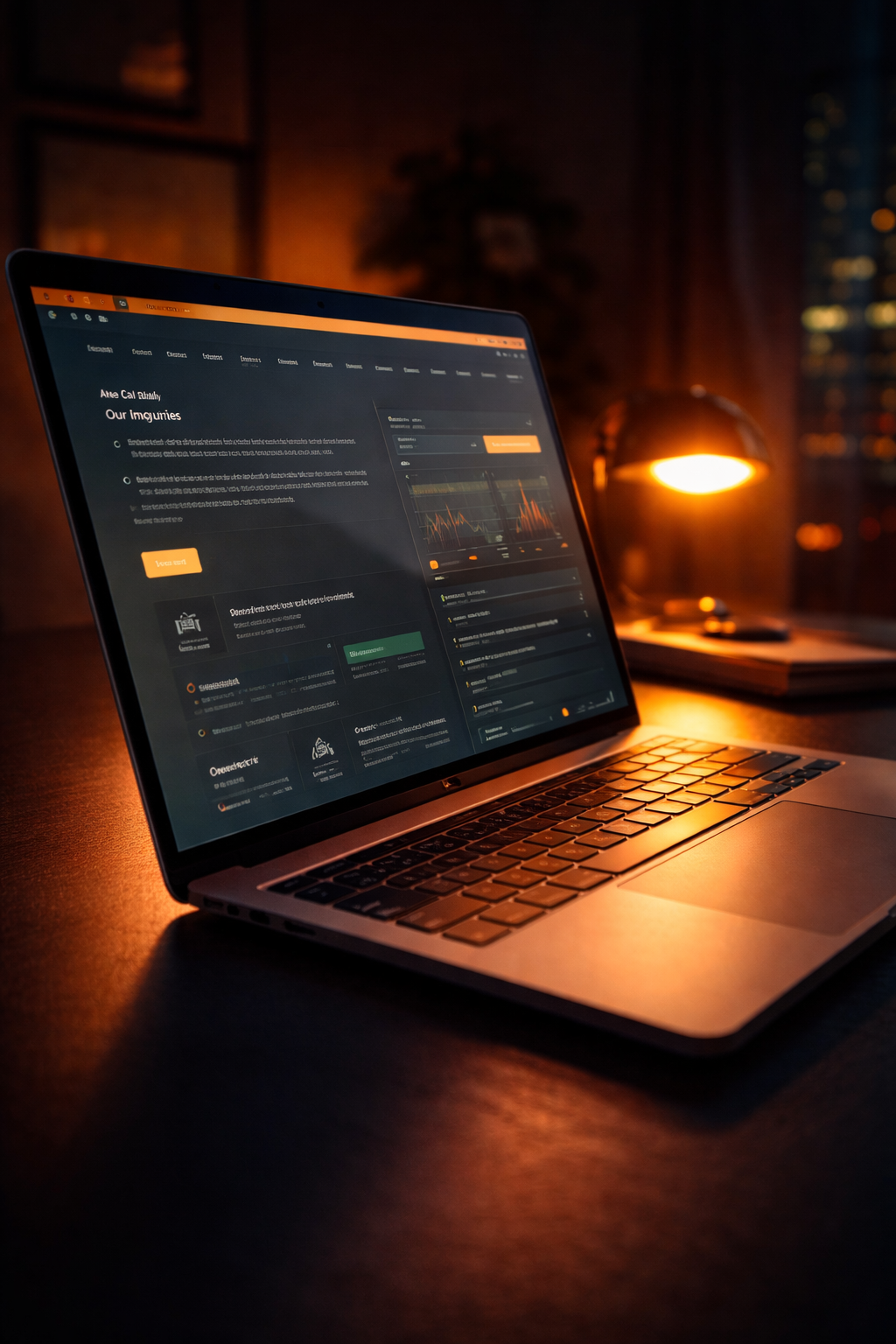 Modern website design and custom software development
